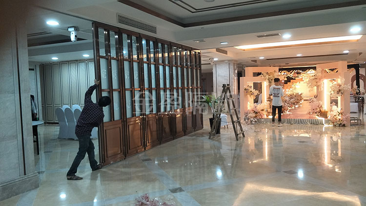 泊宁酒店－宴会厅活动隔断