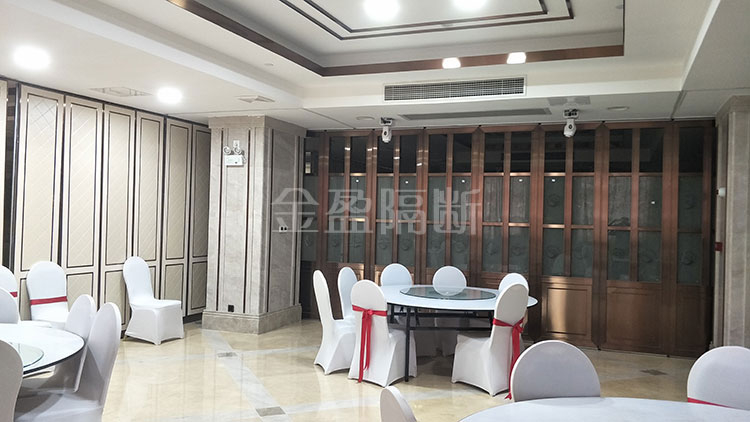 泊宁酒店--不锈钢活动隔断